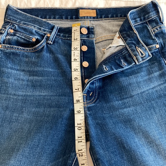 MOTHER jeans The Saint Straight Leg Violets are Blue wash, high rise, Size 26 - Picture 6 of 15